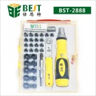 China 35 Pcs in 1 Wholesale Screwdriver Set with Magnetic Box Packing BST 2888 manufacturer