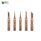 China 900M-T 5pcs Pure Copper Soldering Iron Tip Special for Horns Plastic manufacturer