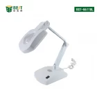 China BEST-8611BL Table magnifying glass with light stand manufacturer