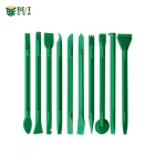 China BST-041 material is tough, convenient, practical, multi-purpose plastic pry rod disassembly tool set 10-in-one pair of plastic pry sticks manufacturer