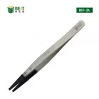 China BST-2A Anti-static tweezers with replaceable  flat tip manufacturer