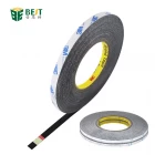 China Widely Use 3M Black Strong Sticky Transparent Double Sided Adhesive Tape circle 1mm-30mm 50m Length For Home Hardware repairing manufacturer