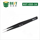China eyelash tweezers from China straight eyelash tweezers Wholesalers BST-ESD-13 manufacturer