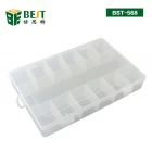 الصين المشابك صندوق تخزين البلاستيك الشفاف BST-658 الصانع