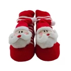 Κίνα 3d μωρό βαμβάκι κάλτσες εργοστάσιο, νεογέννητο χριστουγεννιάτικο κάλτσες προμηθευτής, 0-6 μήνες κάλτσες κατασκευαστής κατασκευαστής