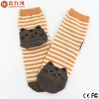 Cina China best cotton socks manufacturer, customized cartoon pattern knitting girls socks produttore