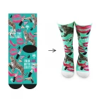 Китай Индивидуальные печатные носки поставщиков, Sublimation Sock на продаже завод производителя