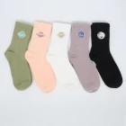 China Baumwollgestrickte Frauen Socke, benutzerdefinierte Design Frauen Socken Händler, Baumwollgestrickte Frauen Socke China Hersteller