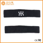 China borduurwerk hoofdband leveranciers en fabrikanten groothandel aangepaste katoenen handdoek hoofdband fabrikant