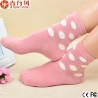 中国 热卖流行款式的女装圆点棉袜 制造商