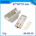 중국 AK-DR-39 딘 레일 PCB 마운트 플라스틱 인클로저 87 * 60 * 35mm 제조업체