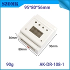 China 95*80*56MM AK-DR-108-1 Din Rail Mounting Bracket Plc Controller Switch Box Din Rail Case manufacturer