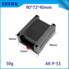 중국 90*71*40mm AK-P-53 플라스틱 DIN 레일 PLC 인클로저 제어 상자 PCB 제조업체