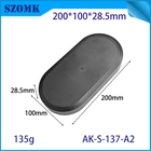 China 200*100*28,5 mm AK-S-137 Lichtbogenförmiger Kunststoffschale Handheld-Geräte-Box Elektronische Hülle universelle Produktschale Hersteller