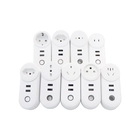 China AK-SP-29 ~ 42 Power plug behuizing USB Plastic PC Materiaal Ingebouwde installatie Wand Elektrische Smart Plug-behuizing 120*52*35 mm  fabrikant