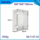 China Ak-Y-07A2 Tecnologia avançada Caixa de junção à prova d'água ABS ABS PC PC Habitação de cabo à prova d'água 400x300x160mm fabricante