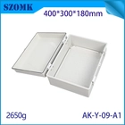 China Caixa de água à prova d'água AK-Y-09A1 PLÁSTICA IP67 Caixa de interruptor de gabinete de arco elétrico 400x300x180mm fabricante