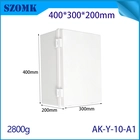 China Máquina de injeção plástica AK-Y-10A1 Máquina de trava de trava de porta de travamento montado montado Caixa de junção eletrônica de gabinete eletrônico Caixa de junção 400x300x200mm fabricante