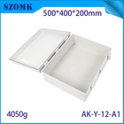 الصين AK-Y-12A1 IP67 ABS البلاستيك الإسكان الإلكترونية الوصلات العلبة للمعدات الكهربائية المضادة للماء 500x400x200mm الصانع