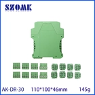 China PA66 Instrumentengehäuse Grenn Farbe Din Rail Box AK-DR-30 110*100*46 mm Hersteller
