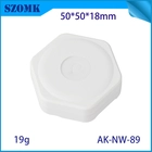 China AK-NW-89 Home Intelligent Wasser Überschwemmung Sensor rein weiße Plastikgehäuse IoT-Sensor Gehäuse Fabrik 50*50 mm Hersteller