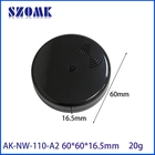 China AK-NW-110 Runde IR-Box Voice-aktiviertes Infrarotgehäuse Kunststoffbox WiFi Fernbedienung Abs Box 60*16,5 mm Hersteller