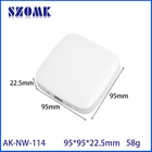 China AK-NW-114 Flammschutzmittel V0 PC ABS Elektronik Router Schale Kunststoffkasten 95*95*22,5 mm Hersteller