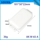 China AK-W-65A PCB Abs-Gehäuse-Anschlussbox IoT/IIOT-Sensorsystem Kunststoffhülle für Elektronik mit Flanschen 101*50*22 mm Hersteller