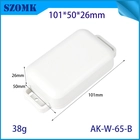 China AK-W-65B Compact IoT-Gehäuse mit einem Flansch-Plastikwandgehäuse Installieren Sie Circuit Board WiFi für Elektronik 101*50*26 mm Hersteller