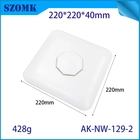 Chine AK-NW-129 Routeur sans fil abusif plafond de passerelle AP Coque de gaz coque en plastique Capteur de coquille en plastique Enclacement de boîtier en plastique 220 * 220 * 40 mm fabricant