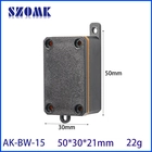 China 50*30*21 mm AK-BW-15 Flanschohren Kabel Buried Distribution Terminal Box Außenregendichtungsgehäuse PC Versiegelter wasserdichte Box IP68 Hersteller