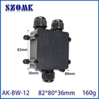 China 82*80*36 mm AK-BW-12 Outdoor-Kabelanschluss 3p 24a 450 V Verlängerungskabel für Wasserdichte Drahtanschluss IP68 für LED Hersteller
