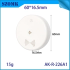 China 60*16.5mm AK-R-226 Black White Round Wireless Wifi Voice-Activated Infrared Plastic Electrical Box Abs Enclosure for Remote Control manufacturer