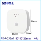 China 80*80*26mm AK-R-232 Iot Smart Home Wireless Sensor Enclosures Humidity and Temperature Shell Szomk Pir Temperature Sensor Enclosure manufacturer