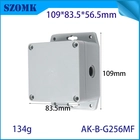 China 109*83,5*56,5 MM Bohren IP65 Wasserdichte Polycarbonat-Anschlussdose Elektrisches Gehäuse für den Außenbereich, Wandmontagegehäuse Hersteller