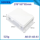 الصين IP66 ABS Plastic Power Power Supply Box Box Electronic Electronic Housing ourdized type type abs abshures ak-01-60 278*178*88mm الصانع