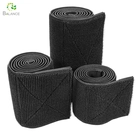 China Alça elástica preta personalizada com gancho e laço sem amarrar Fabricação na China fabricante