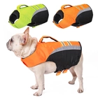 China Reflektierende Hundejacke aus Oxford-Stoff mit weichem Griff, wasserdichte Rettungsweste für Haustiere, Schwimmweste Hersteller