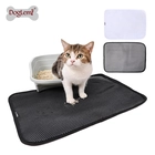 China Fish Shape/ Cat Shape Design No Leak Cat Litter Mat manufacturer