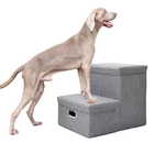 porcelana Escaleras plegables para perros para coche, perros grandes, escalones para mascotas, SUV, rampa para perros fabricante