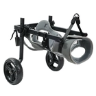 porcelana Silla de ruedas para perros de aleación de aluminio y poliéster - Ayuda de movilidad ajustable para mascotas para discapacitados, carrito de rehabilitación para perros discapacitados fabricante