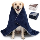 China Soft Fluffy Dog Bed Cover Pet Blanket Pet Accessories Skin Friendly Custom Print Dog Blanket Washable Pet Mat manufacturer