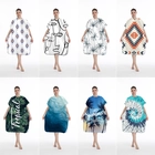 China Cheap Microfiber Suede Sand Free Towel Poncho Easy Carry Light Weight Changing Towel manufacturer
