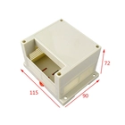 中国 定制ABS塑料PLCC DIN导轨工业控制外壳AK-P-05 115x90x72mm 制造商