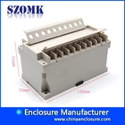 China 132 * 75 * 71mm ShenZhen Elektronische PLC Din Schiene Projekt Box SZOMK Kunststoff PCB Gehäuse / AK-DR-45 Hersteller