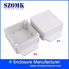 China 168 * 120 * 55mm IP68 Plastikwasserdichte Einschließung für elektronisches Projekt-ABS-Gehäuse-Instrument-Steuerschalter-Ausgangsbox / BWP10001 Hersteller