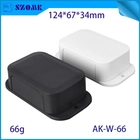 China ABS-Kunststoff-Flang-Gehäuse für drahtlose Netzwerkdaten Logger Projektfall Wall Montage WiFi Access Point Electronics Controller Housing AK-W-66 Hersteller