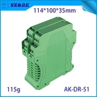 China Plastik-DIN-Schiene-Gehäuse Elektronischer Boxgehäuse für PCB AK-DR-51 114*100*35 mm Hersteller