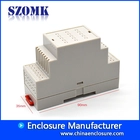China New design ABS plastic enclosure for pcb design instrument junction box AK-DR-38 90*62*35mm manufacturer