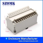 China ABS Kunststoff elektronische Projektbox DIN-Schienengehäuse AK-DR-46 75 * 71 * 154 mm Hersteller
